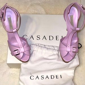 Casadei pellame platform heels